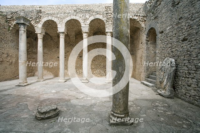 The Baths of Licinius at Dougga (Thugga), Tunisia. Artist: Samuel Magal