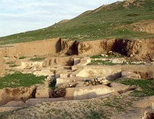 Ruins of lower town, Ebla, Syria, 2001. Creator: LTL.