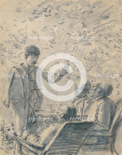 Figural study 329., 1890-1900. Creator: Ladislav Mednyanszky.