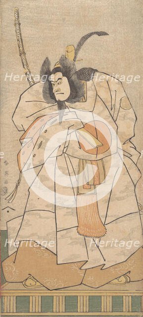 The Actor Morita Kanya VIII as Tatsugoro, 1794 (Kansei 6). Creator: Katsukawa Shun'ei.