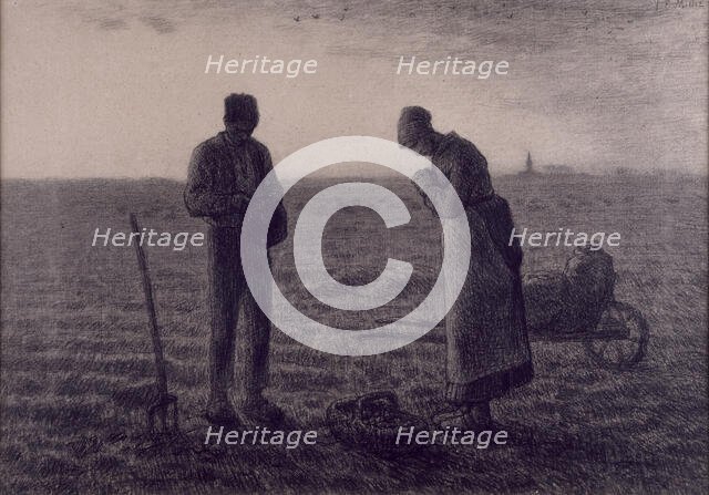 The Angelus, c1860. Creator: Jean Francois Millet.