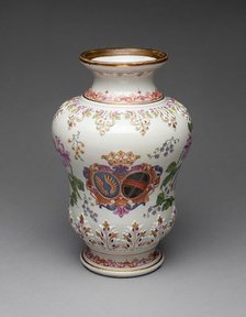 Vase, Vienna, c. 1730. Creator: Du Paquier Porcelain Manufactory.