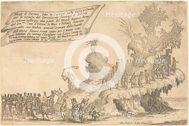 The Float of Mount Parnassus, 1616. Creator: Jacques Callot.