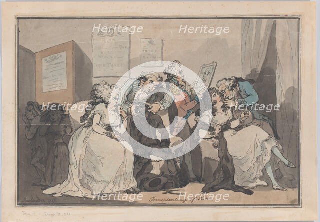 Transplanting of Teeth, 1787., 1787. Creator: Thomas Rowlandson.