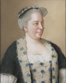 Portrait of Empress Maria Theresia of Austria (1717-1780), 1762. Artist: Liotard, Jean-Étienne (1702-1789)