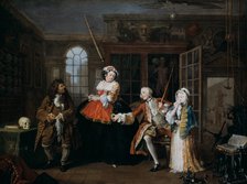 'Marriage A-la-Mode: 3. The Inspection', c1743. Artist: William Hogarth