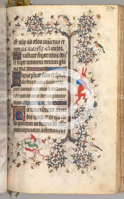 Hours of Charles the Noble, King of Navarre (1361-1425): fol. 194r, Text, c. 1405. Creator: Master of the Brussels Initials and Associates (French).