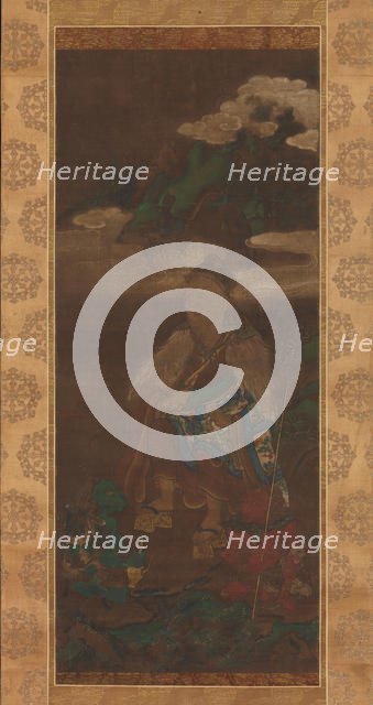 Portrait of En no Gyoja, late 14th-15th century. Creator: Jakusai.