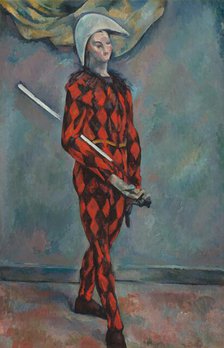 Harlequin, 1888-1890. Creator: Paul Cezanne.