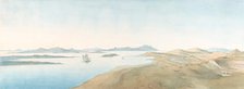 Panorama View on the Islands of Delos, early 19th-late 19th century. Creator: Johann Michael Wittmer.