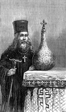 Sketches in Moscow, by our special artist: ancient vase in the Kremlin, 1874. Creator: Unknown.