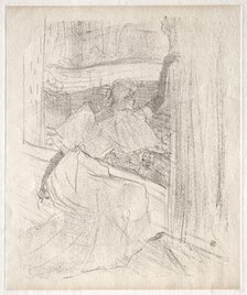 Yvette Guilbert: Saluant le public, 1898. Creator: Henri de Toulouse-Lautrec (French, 1864-1901).