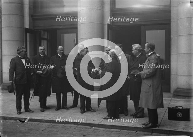 Canada - Labor Delegations, British Labor Com. Garrod, H.W.; Robertson, G.D. Canadian..., 1917. Creator: Harris & Ewing.
