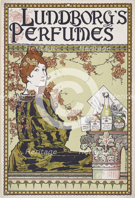 Lundborg's perfumes, 1894. Creator: Rhead; Louis John (1858-1926).