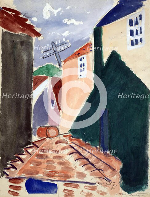 Scene in Berkshire,  c1920. Creator: Raymond McIntyre.