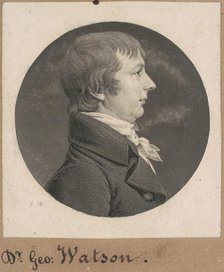 David Watson, 1808. Creator: Charles Balthazar Julien Févret de Saint-Mémin.