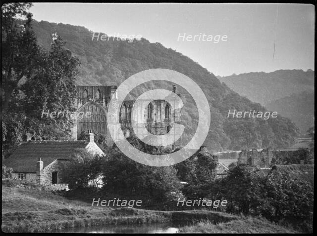Rievaulx Abbey, Rievaulx, Ryedale, North Yorkshire, 1924-1929. Creator: Marjory L Wight.