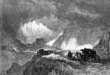 "A Snowstorm on Mont Cenis"...Farnley Hall Collection of drawings by J.M.W. Turner, R.A., 1865. Creator: W. J. Linton.