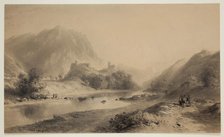 Landscape in Bretagne, 19th century. Creator: Eugene Edouard Soules.