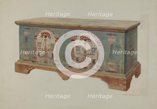 Pa. German Chest, c. 1939. Creator: Carl Strehlau.