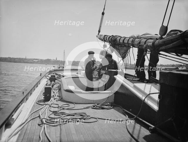 Group of pilots, between 1900 and 1905. Creator: Unknown.