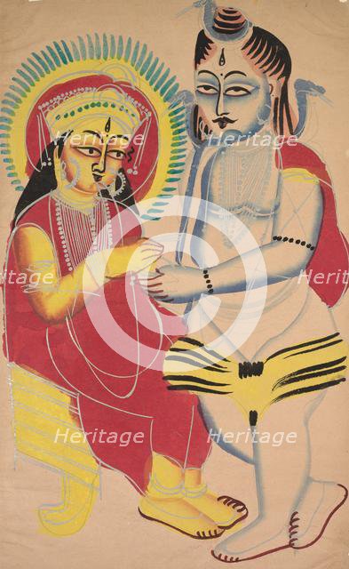 Annapurna and Shiva, 1800s. Creator: Unknown.