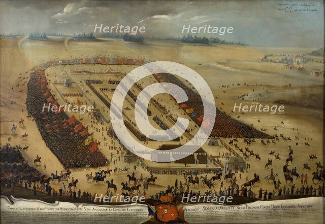 Listening to the Nuncio during the election of Stanislaw August Poniatowski, 19th century. Creator: Jan Narcyz Daszkiewicz.