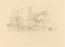 Lindsay Row, Chelsea, 1888. Creator: James Abbott McNeill Whistler.