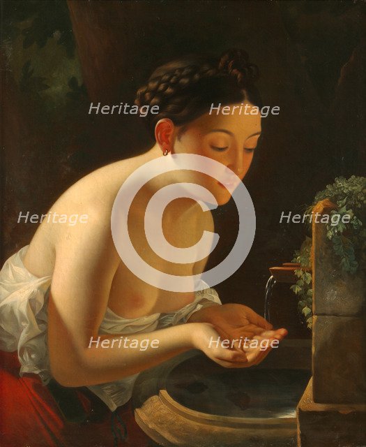 Italian Morning. Artist: Briullov, Karl Pavlovich (1799-1852)