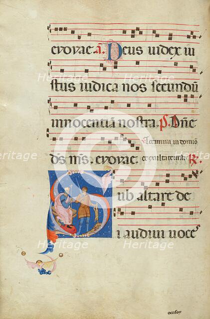 Initial S: The Massacre of the Innocents; Antiphonal, late 13th century. Creator: Master of Gerona.