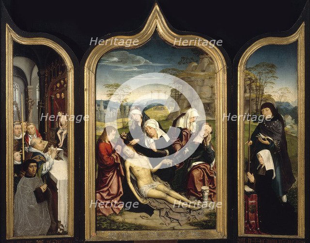 Triptych of the Lamentation of Christ.
