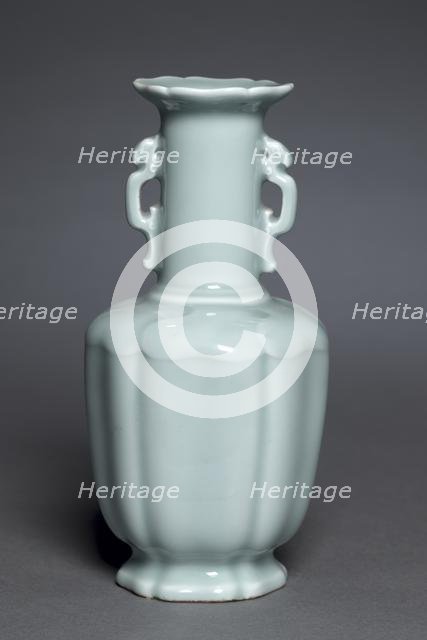 Vase with Dragon Handles, 1736-1795. Creator: Unknown.