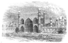 Entrance Gateway to the Taje Mahal, near Agra, 1857. Creator: Unknown.