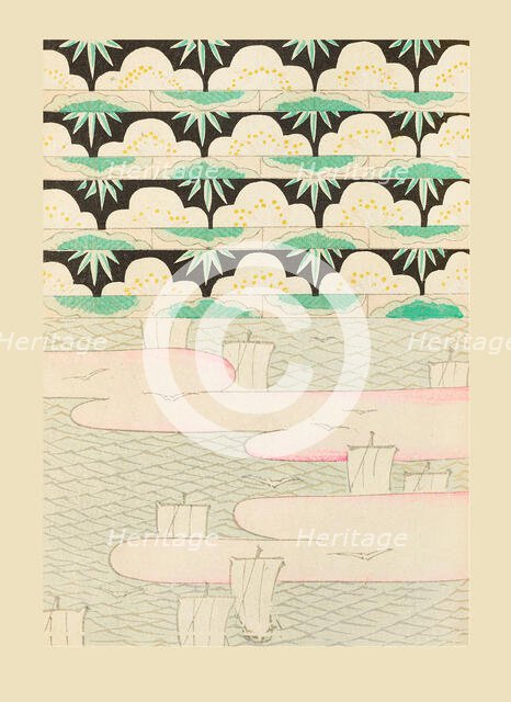 Illustration from "Shin bijutsukai", 1901-1902. Creators: Sekka, Kamisaka (1866-1942), Korin, Furuya (1875-1910)