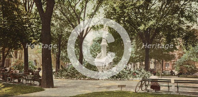 West Grand Circus Park, Detroit, ca 1900. Creator: Unknown.