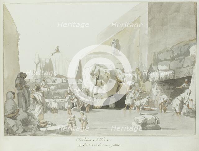 Fountain of Arethusa with source, 1778. Creator: Louis Ducros.