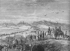 'The British Army Crossing the Sutlej', c1880. Artist: Joseph Swain.