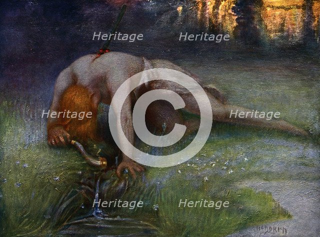 'The Death of Siegfried', 1906. Artist: Unknown