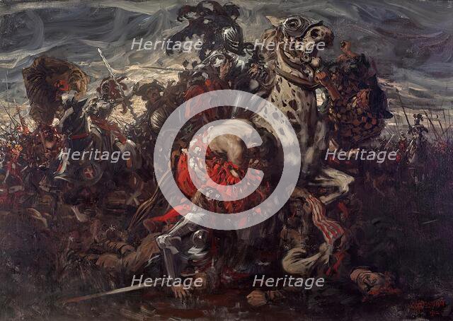 The Battle of Pavia, 1912. Creator: Carl Hassmann.