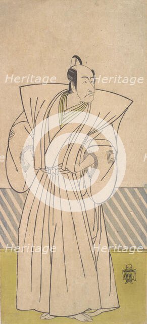 The Fifth Ichikawa Danjuro as a Samurai of High Rank, late 18th century. Creator: Shunsho.