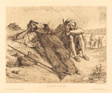 Arabes d'Oran, 1833. Creator: Eugene Delacroix.