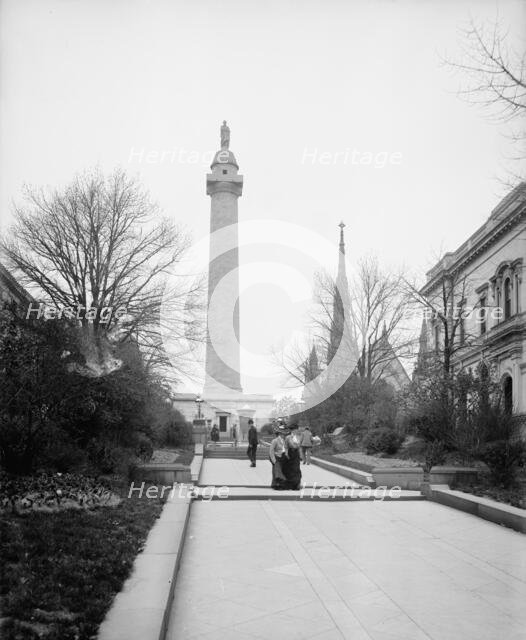 Washington Monument, Baltimore, Md., 1902. Creator: Unknown.
