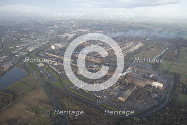 Scunthorpe Steel Works, North Lincolnshire, 2016. Creator: Dave MacLeod.