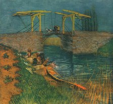 'Drawbridge in Arles', April 1888, (1947).  Creator: Vincent van Gogh.