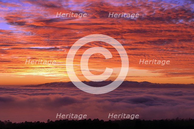 Sunset, Parque Nacional del Teide, Tenerife, Canary Islands, 2007.