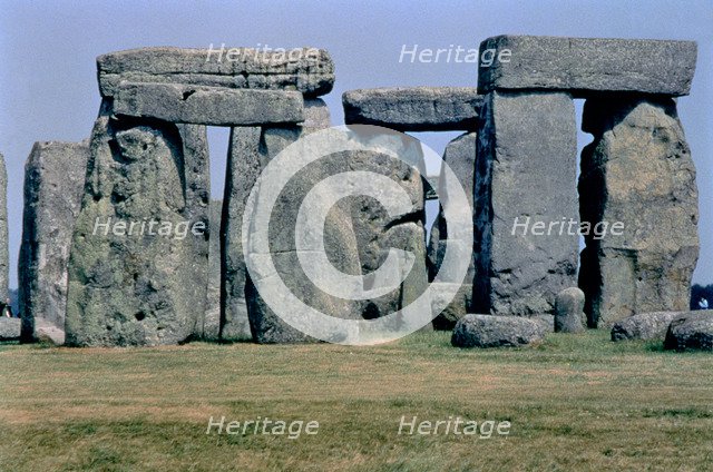 Ruins of Stonehenge.