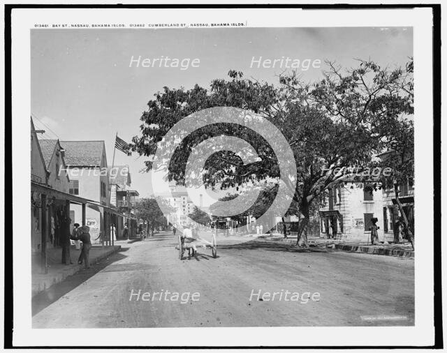 Bay St., Nassau, Bahama Islds., c1901. Creator: William H. Jackson.