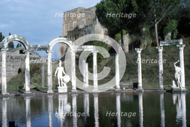 Canopus, Hadrian's Villa (built 125-135), Tivoli, Italy, c20th century. Artist: CM Dixon.