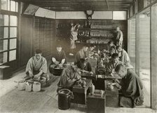 'Namikawa's Workroom', 1910. Creator: Herbert Ponting.