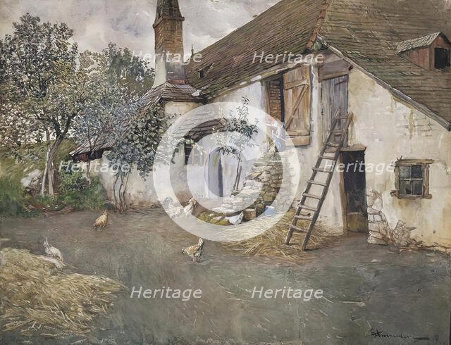 Farm in Lower Austria, 1914. Creator: Eduard Ameseder.